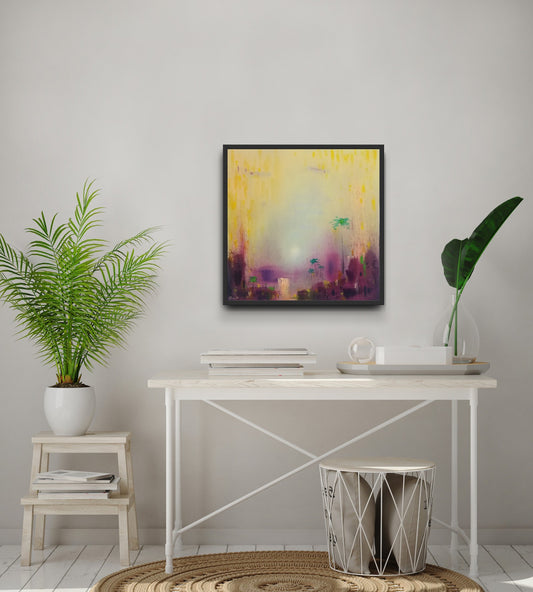 "DISTANT PALMS" - giclee print (unframed)